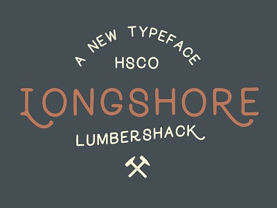 Longshore - Hand Drawn Font font hand drawn hand lettering hand made lettering nautical type type design typography vintage