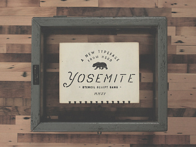 New Stencil Font! - Yosemite