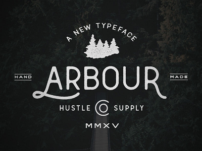 Arbour - Hand Drawn Font