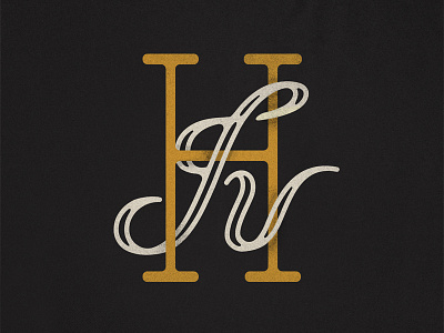 Hustle Supply Co / Jeremy Vessey Monogram brand h hustle hustle supply co j label logo monogram typefight vintage