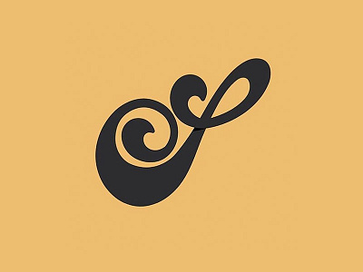 S! custom type dropcap icon iconography logo monogram s typefight vintage