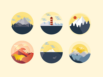 Adventure Icons by Jeremy Vessey on Dribbble