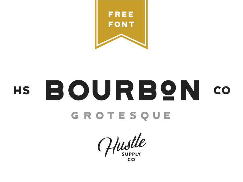 Bourbon Grotesque - Free Font label vintage logo free typeface free free font bourbon logo font typeface sans serif