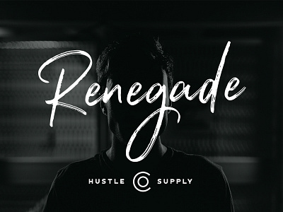 Renegade - Hand Painted Signature Script brush cursive font hand lettering lettering script typeface typography wedding