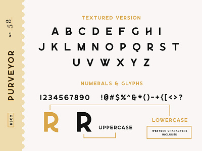 Purveyor - 8 Fonts Included font label retro sans serif type typeface typography vintage vintage logo whiskey