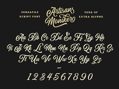 The Artisan's Moniker - A Versatile Script Typeface