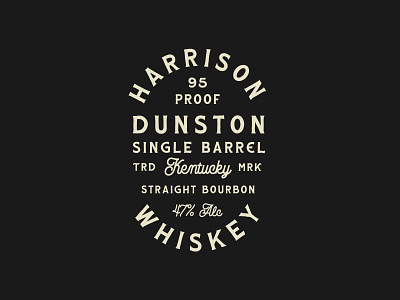 The Heritage Brand Collection brand kentucky bourbon retro badge straight bourbon vintage label vintage logo whiskey whiskey branding whiskey label whiskey logo