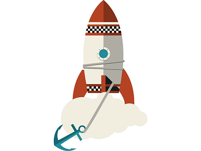 rocket recreation affinitydesigner illustration