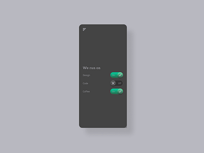 Daily UI - On/Off switch