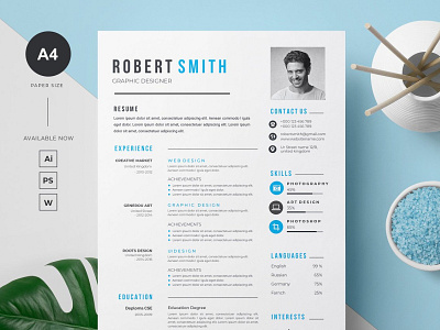 Graphic Designer Resume-Template