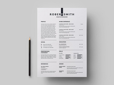 Clean Resume Template teachers resume