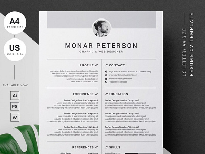 Clean Resume Template teachers resume