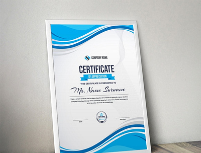 Certificate Template Layout award certificate