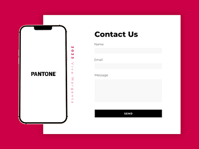 Daily UI Challenge 28 - Contact Us