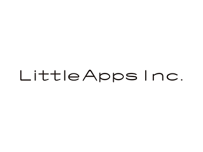LittleApps Inc. Logo corporate logo typography