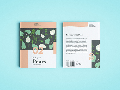Cooking with Pears book bookcover cookbook cooking cover editorial editorialdesign graphicdesign illustration layout pears playful
