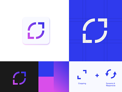 Cropping app logo by Reinoud Oskam for Brthrs Agency on Dribbble