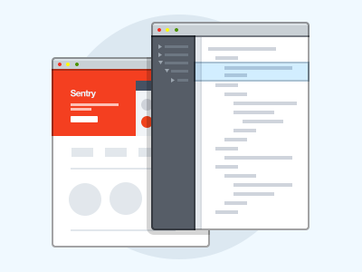 Sentry browser illustration