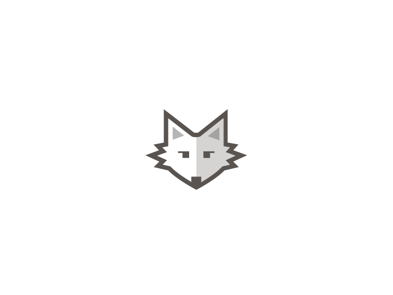 Fox illustration logo vector