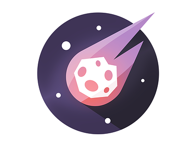 Comet app comet illustration logo