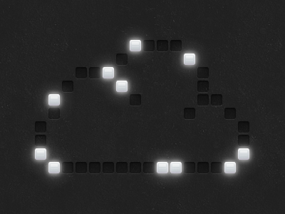 A moment of silence... animation css3 pixelcloud