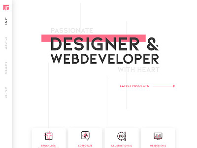 Webdesign for Designer & Developer designer developer media designer pink webdesign webdeveloper