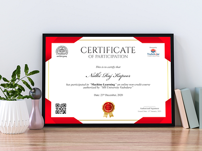 Certificate design app book brand branding certificate cover design graphic design illustration logo nft ui ux vector web website