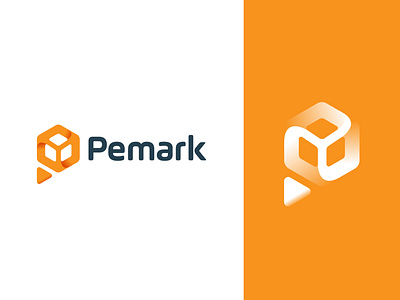 Pemark Logo Design - P Lettermark Logo Design