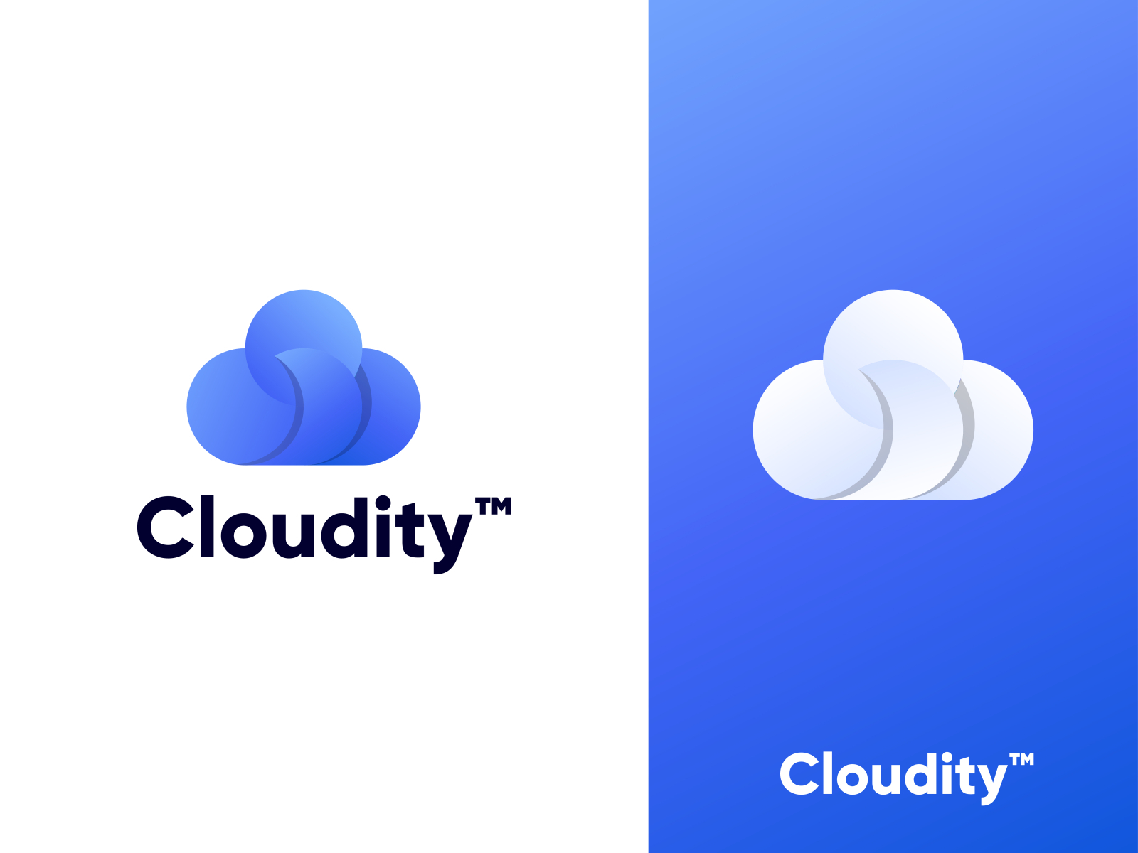 Cloudity Modern Logo Design - Cloud logo by Riazul Islam on Dribbble