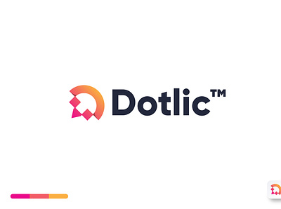 Dotlic Logo Design - Modern D Logo Design 3d app icon best logo designer brand identity branding creative logo d letter logo d lettermark graphic design logo logo creator logo design modern logo