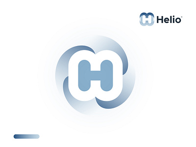 Helio Logo Design - H Modern Logo branding design graphic design h lettermark logo healing logo design health logo design hospital logo design illustration log logo logo creator logo design modern logo