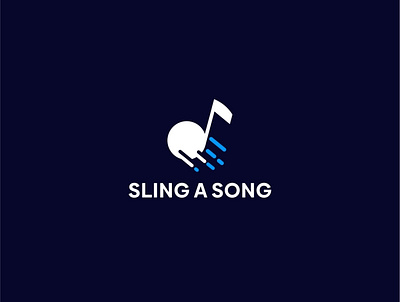 SLING A SONG branding design graphic design icon logo vector