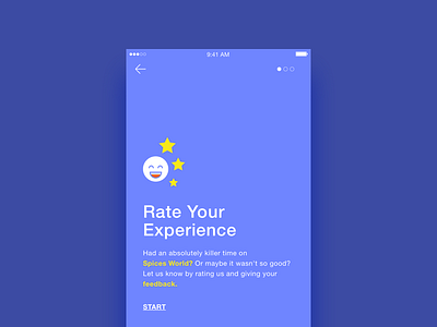 Review - Rating screen for Individual store design mobile app rating review shop experience store ui user experience user interface ux