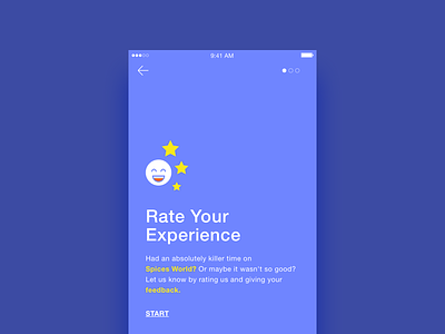 Review - Rating screen for Individual store design mobile app rating review shop experience store ui user experience user interface ux