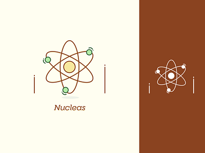 Nucleas Logo - Weekend UI branding brown design icon illustration logo minimal typography user interface vector website