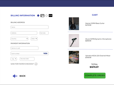 Daily UI 2 - Checkout