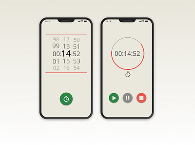 Daily UI 14 - Countdown Timer app design ui ux