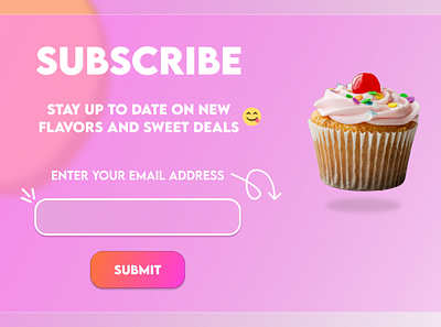 Daily UI 26 - Subscribe design ui ux