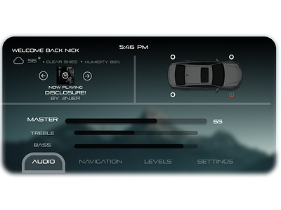 Daily UI 34 - Car Interface design ui ux