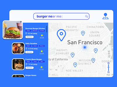 Daily UI 29 - Map design ui ux