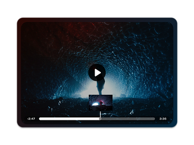 Daily UI 57 - Video Player design ui ux