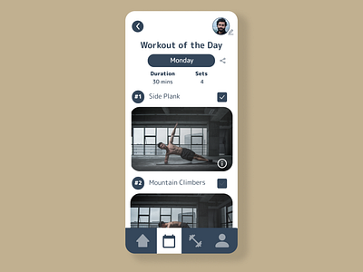 Daily UI 62 - Workout of the Day