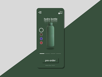 Daily UI 75 - Pre-Order app design ui ux