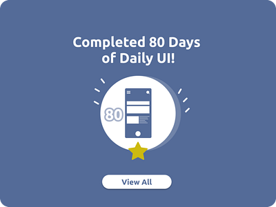 Daily UI 84 - Badge design ui ux