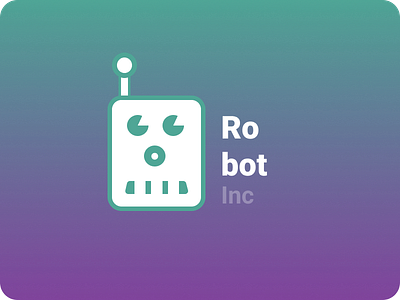Robot Logo branding graphic design logo