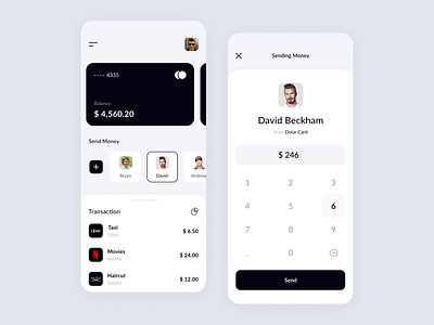 Finance app - Mobile app