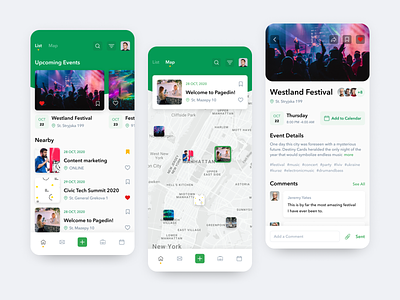 Event App UI Concept