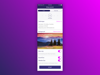 Meditation iOS app redesign proposal app ios meditation proposal