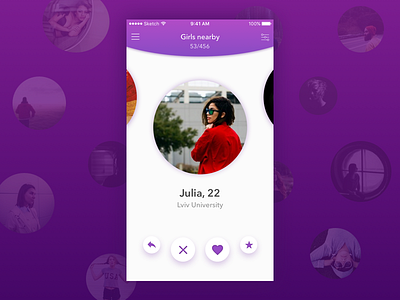 Dating app concept lviv ui ux