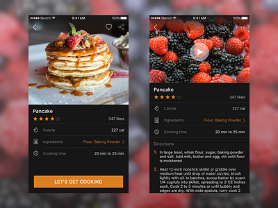 Cooking Recipes Mobile App app ios lviv mobile recipets ui ukraine ux